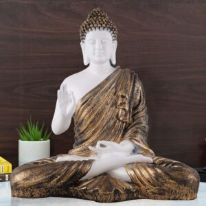 Buddha Idol Statue Showpiece Gift Gifting Item Polystone Home Decor Decoration
